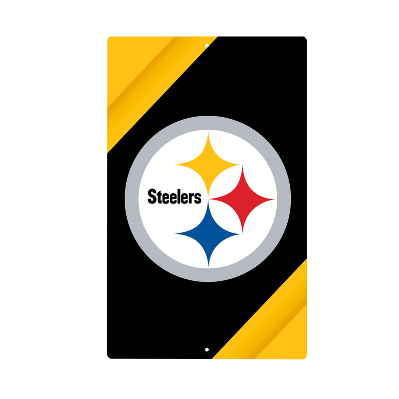 Pittsburgh Steelers Logo Sign USA Metal Wall Sign, 7.5" x 11.5"