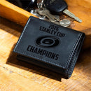 Carolina Hurricanes 2026 Stanley Cup Champions Black Tri-Fold Wallet