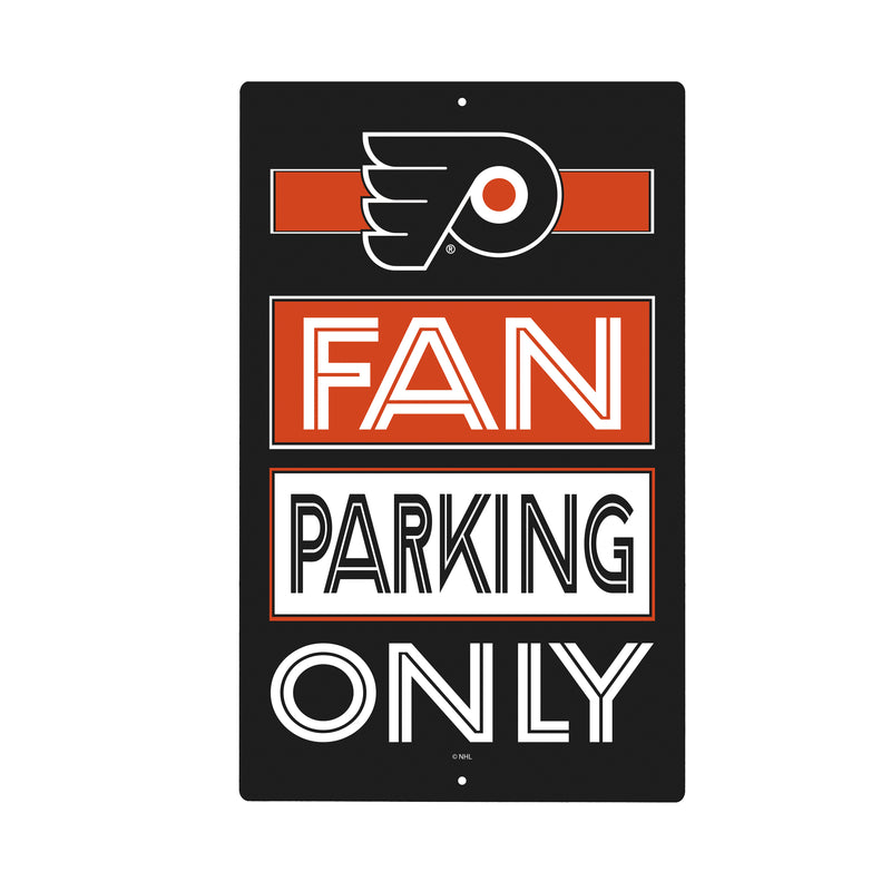 Philadelphia Flyers Fan Parking USA Metal Wall Sign, 7.5" x 11.5"