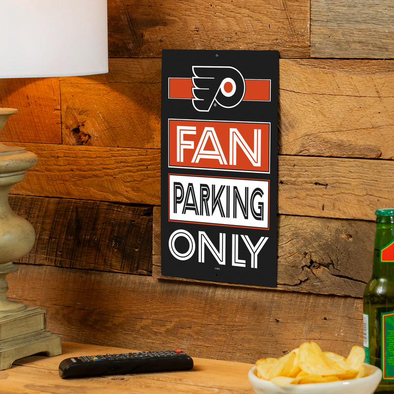 Philadelphia Flyers Fan Parking USA Metal Wall Sign, 7.5" x 11.5"