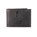 Philadelphia Eagles Super Bowl 59 Champions Front Pocket Wallet, Black