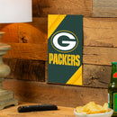 Green Bay Packers Logo Sign USA Metal Wall Sign, 7.5" x 11.5"