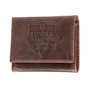 Indiana University, Div 1 Champs, Wallet, Tri-fold, Brown