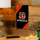 Cincinnati Bengals Logo Sign USA Metal Wall Sign, 7.5" x 11.5"