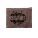 University of Florida, Mens NCAA Basketball Champions  Front Pocket Wallet, Brown