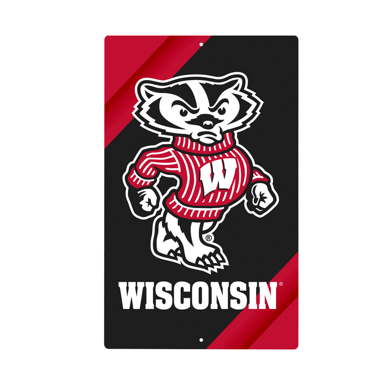 University of Wisconsin-Madison Logo Sign USA Metal Wall Sign, 7.5" x 11.5"