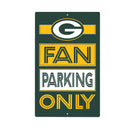 Green Bay Packers Fan Parking USA Metal Wall Sign, 7.5" x 11.5"