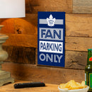 Toronto Maple Leafs Fan Parking USA Metal Wall Sign, 7.5" x 11.5"