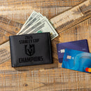 Vegas Golden Knights 2026 Stanley Cup Champions Black Bi-Fold Wallet