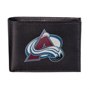 Colorado Avalanche Black Bi-Fold Embroidered Wallet w/ RFID Blocking