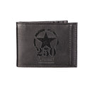 Front Pocket Wallet w/ RFID Blocking, US Army, 250th Anniversary, Black