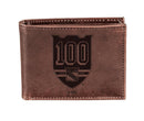 New York Rangers, 100 Anniversary Wallet, Bi-fold, Brown