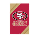 San Francisco 49ers Logo Sign USA Metal Wall Sign, 7.5" x 11.5"
