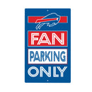 Buffalo Bills Fan Parking USA Metal Wall Sign, 7.5" x 11.5"