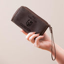 Vegas Golden Knights 2026 Stanley Cup Champions Brown Leather Wristlet Wallet
