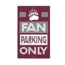 University of Montana Fan Parking USA Metal Wall Sign, 7.5" x 11.5"