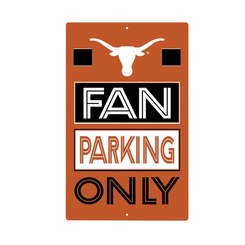 University of Texas Fan Parking USA Metal Wall Sign, 7.5" x 11.5"