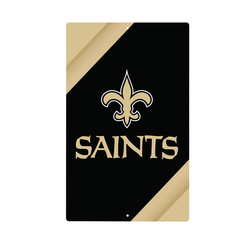 New Orleans Saints Logo Sign USA Metal Wall Sign, 7.5" x 11.5"