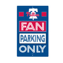 Philadelphia Phillies Fan Parking USA Metal Wall Sign, 7.5" x 11.5"