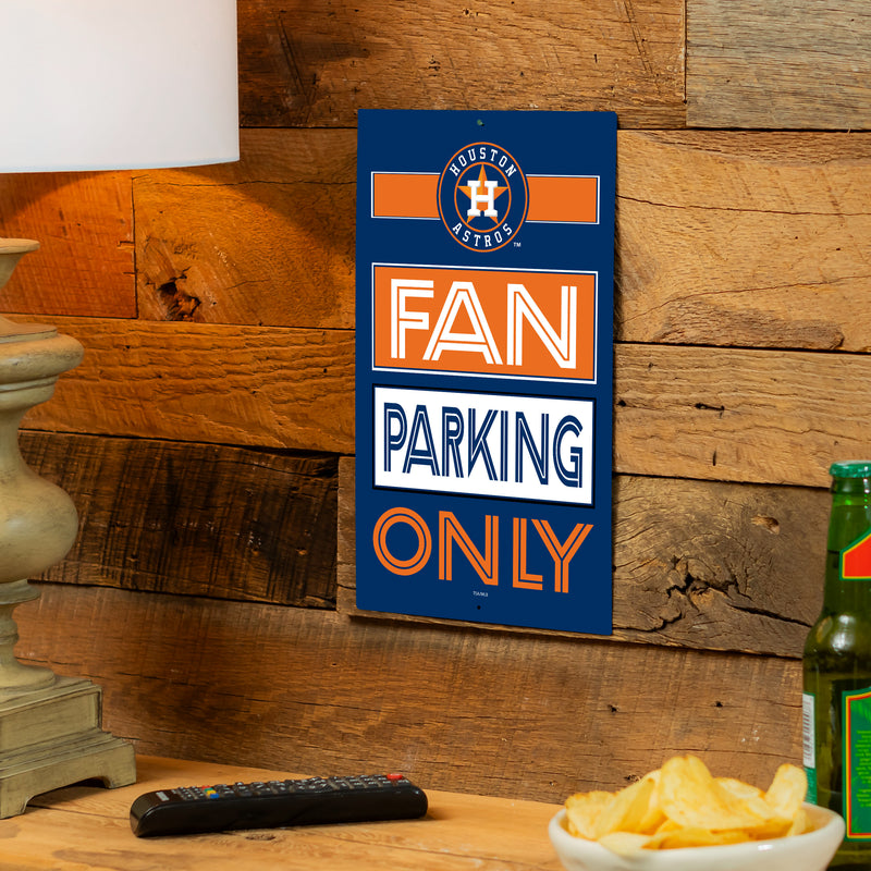 Houston Astros Fan Parking USA Metal Wall Sign, 7.5" x 11.5"