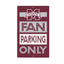 Mississippi State University Fan Parking USA Metal Wall Sign, 7.5" x 11.5"