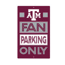 Texas A&M Fan Parking USA Metal Wall Sign, 7.5" x 11.5"