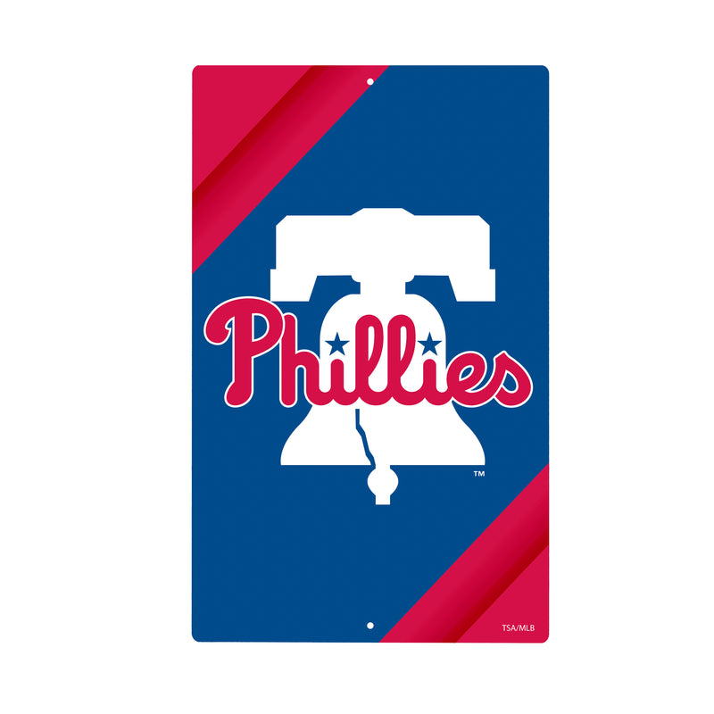 Philadelphia Phillies Logo Sign USA Metal Wall Sign, 7.5" x 11.5"
