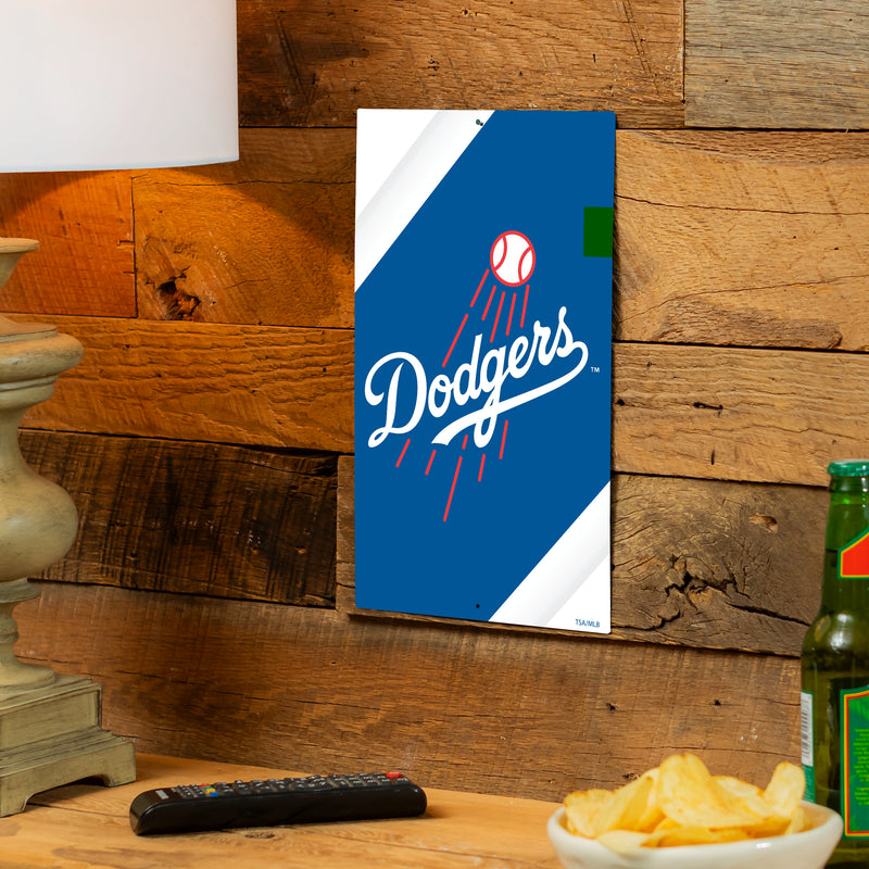 Los Angeles Dodgers Logo Sign USA Metal Wall Sign, 7.5" x 11.5"