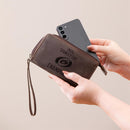 Carolina Hurricanes 2026 Stanley Cup Champions Brown Leather Wristlet Wallet