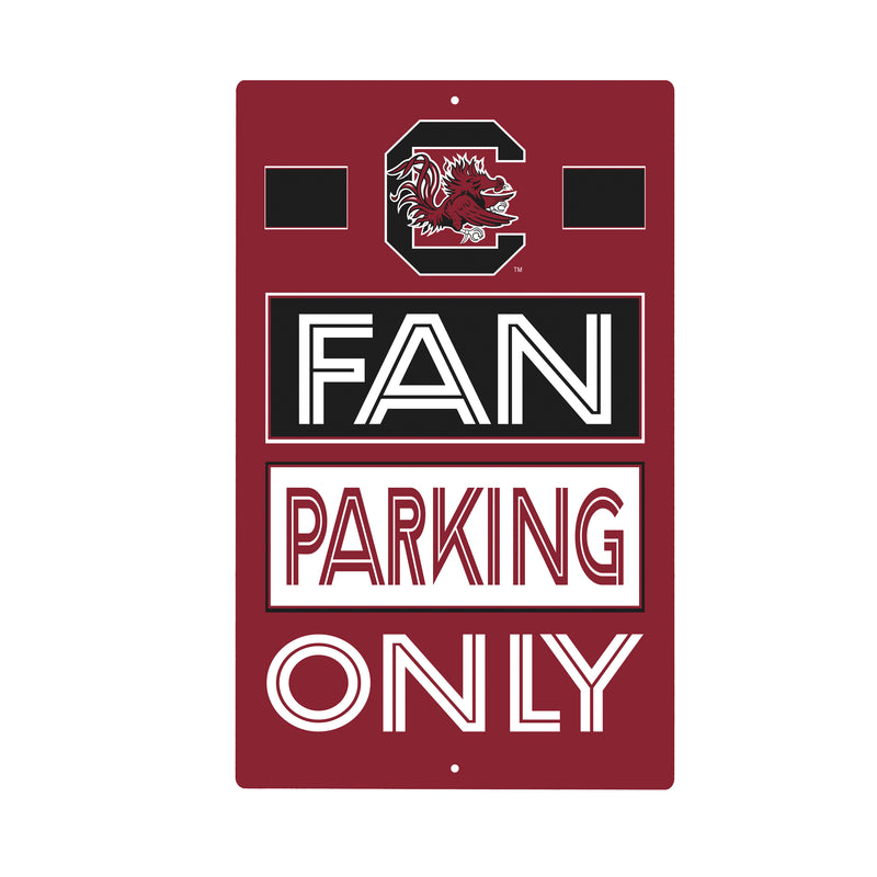 University of South Carolina Fan Parking USA Metal Wall Sign, 7.5" x 11.5"