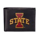 Iowa State University Black Bi-Fold Embroidered Wallet w/ RFID Blocking