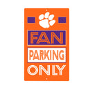 Clemson University Fan Parking USA Metal Wall Sign, 7.5" x 11.5"