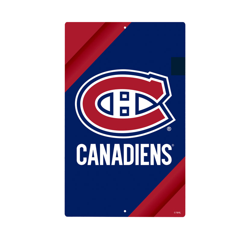 Montreal Canadiens Logo Sign USA Metal Wall Sign, 7.5" x 11.5"