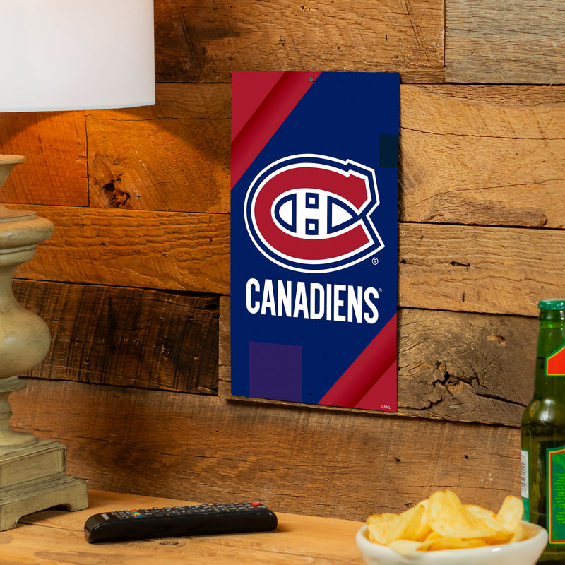 Montreal Canadiens Logo Sign USA Metal Wall Sign, 7.5" x 11.5"
