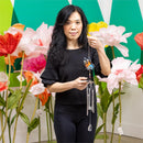 Cottage Garden Wind Chimes, 3 designs 8 each, 24pcs with "T" Bar Total Program