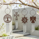 Decorative Door Wind Chime, Metal, 4 Designs, 6 each, 24pcs total Program
