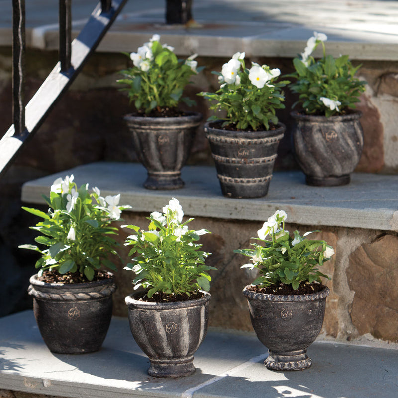 NAPA Home & Garden, WAKEFIELD HANDMADE MINI POTS, SET OF 6,WH133BE