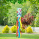 Cottage Garden Welcome Friends Sublimated Windsock