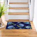 VivaStyle Washable Mat, 24"Lx36"H, Hydrangea Haven