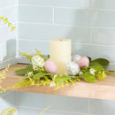 Hop Into Spring Wreath, Easter Egg Mini Wreath, 13"