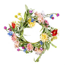 Cottage Garden Wreath, Mini Wreath, 13"