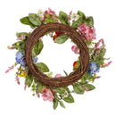 Petal & Plow Wreath Artificial Floral, 20"