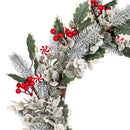 Sugar & Stripes Wreath, 24"