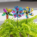 Metal Colorful Mini Spinner 18"H, 3 Assorted, 12PCS CDU