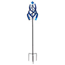 Seasside Retreat Wind Spinner, Blue Flame Spiral, 85"H