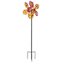 Cottage Garden Wind Spinner, Garden Petal Medallion, 74"H