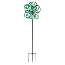 Cottage Garden Wind Spinner, Garden Bloom Spiral, 74"H