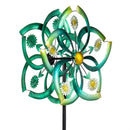 Cottage Garden Wind Spinner, Garden Bloom Spiral, 74"H
