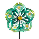 Cottage Garden Wind Spinner, Garden Bloom Spiral, 74"H