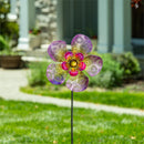 Cottage Garden Wind Spinner, Violet Radiance,56"H